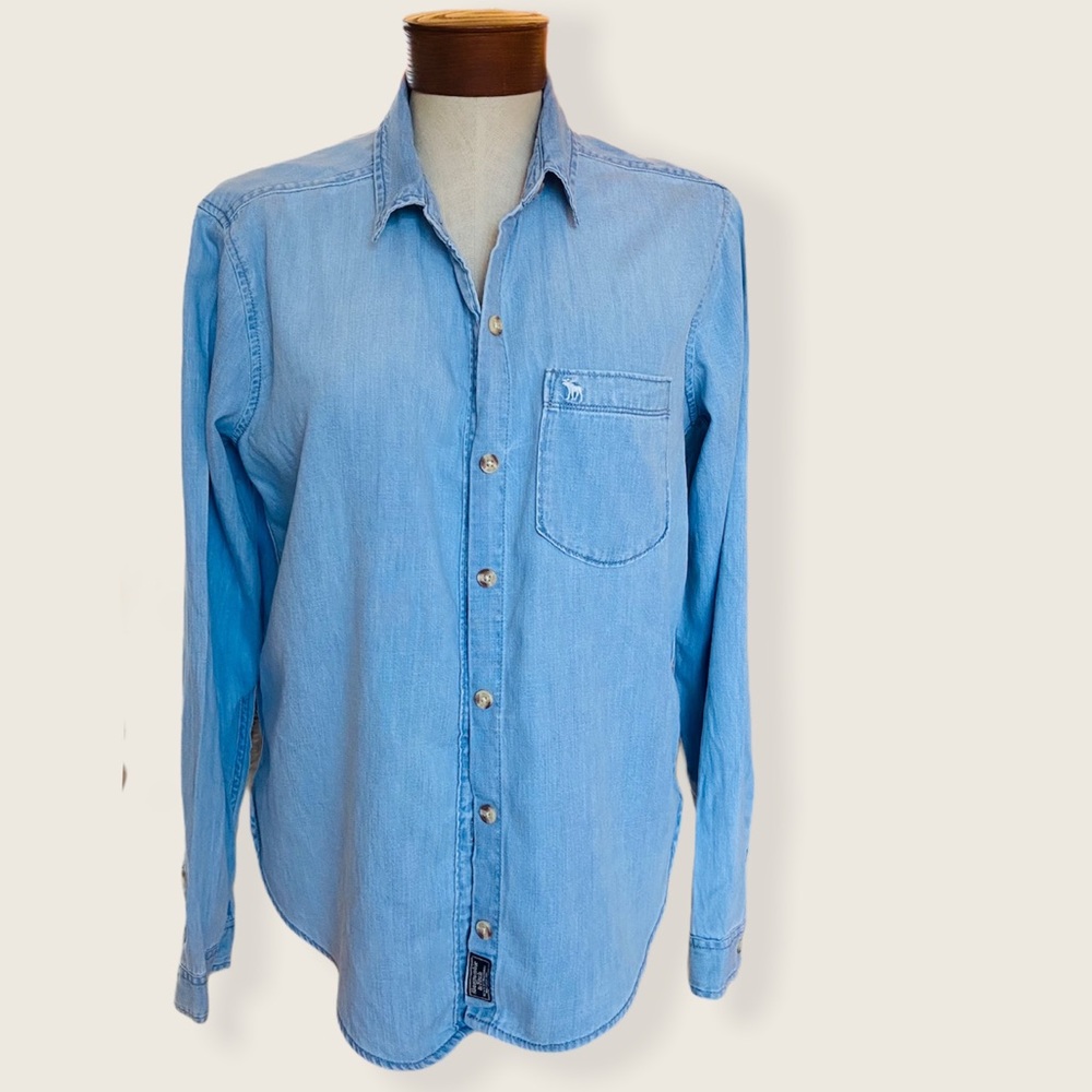 Abercrombie and Fitch Denim Button Down Shirt